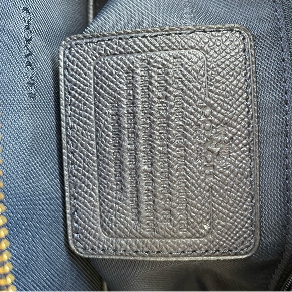 EUC Coach "Prince Street" | Crossbody/Satchel Purse | Navy Crossgrain Leather - Picture 8 of 9